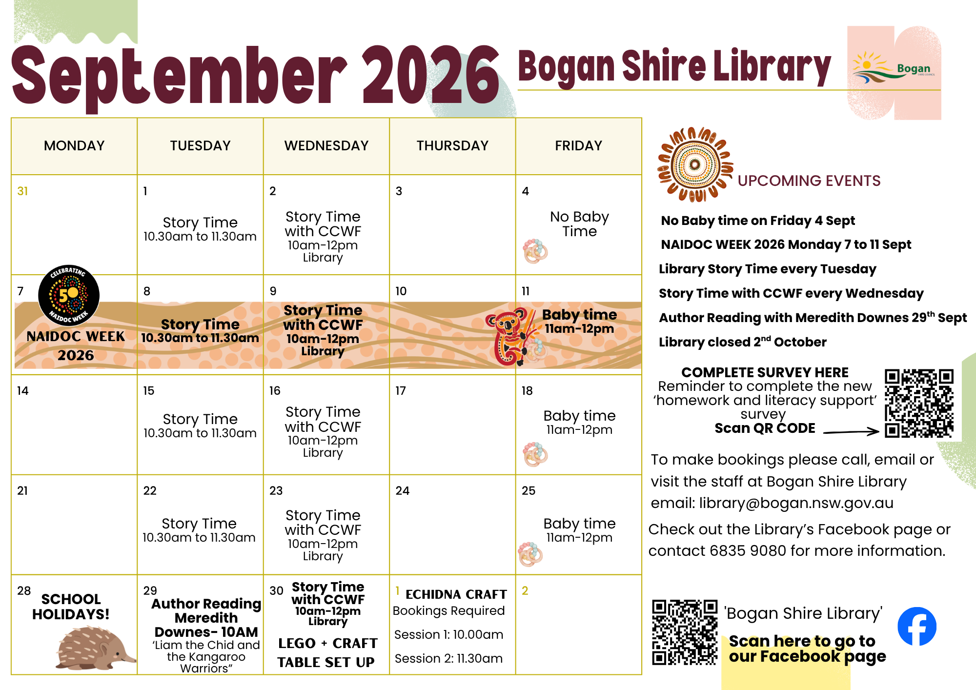 September Calendar