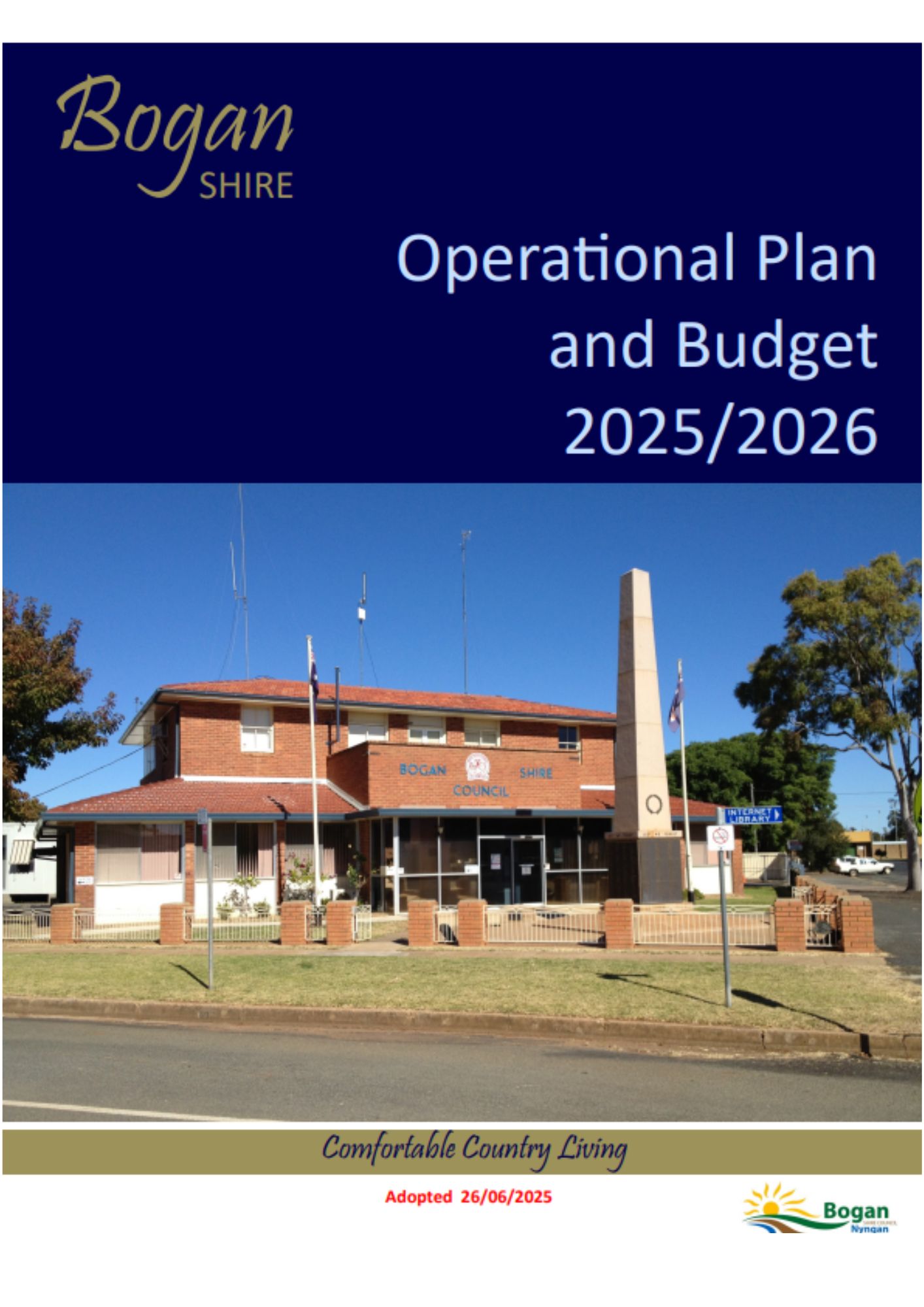 Operational Plan Cover