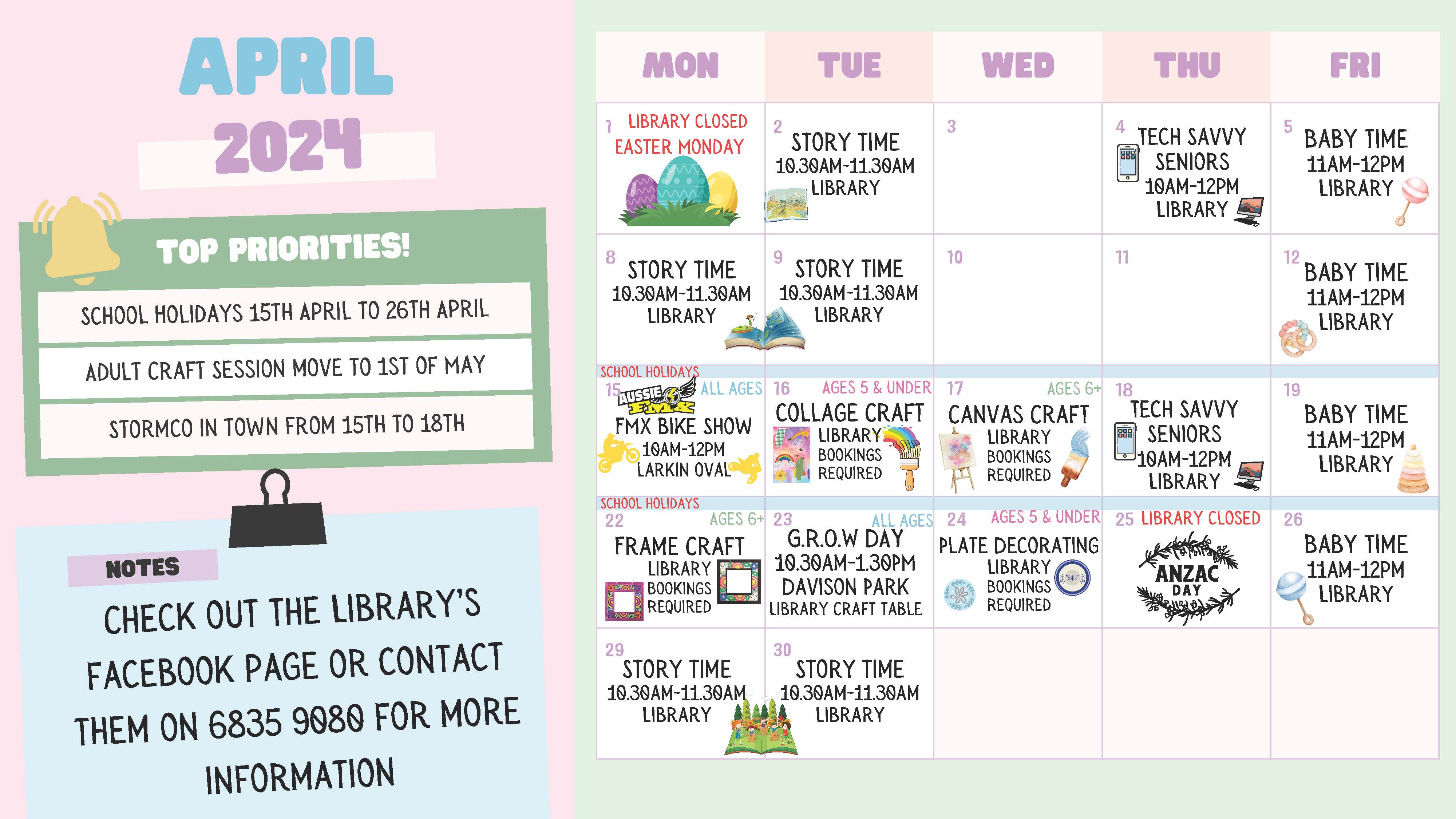 Library Calendar 1
